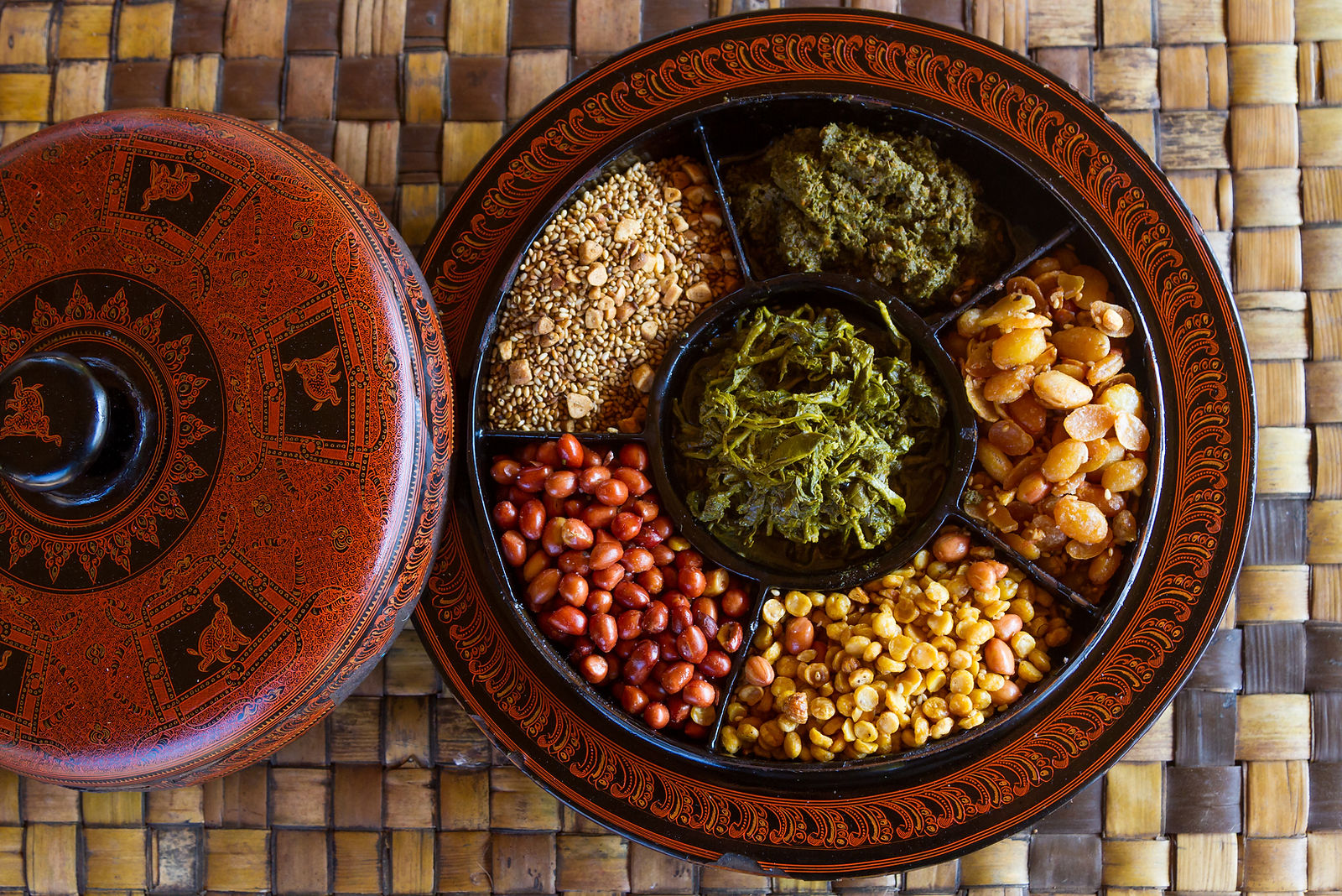 Nourriture traditionnelle du Myanmar